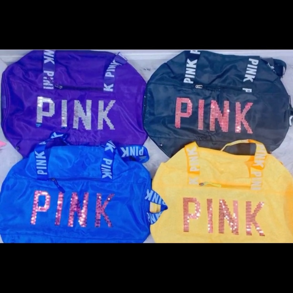 PINK DUFFLE BAGS